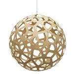 Coral Pendant - Bamboo Exterior / Bamboo Interior