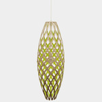 Hinaki Pendant - Bamboo Exterior / Lime Interior