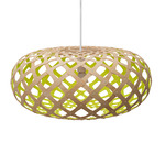 Kina Pendant - Bamboo Exterior / Lime Interior