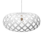 Kina Pendant - White Exterior / White Interior