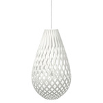 Koura Pendant - White Exterior / White Interior