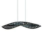 Navicula Pendant - Black Exterior / Black Interior