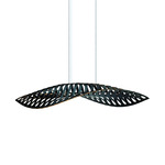 Navicula Pendant - Black Exterior / Black Interior