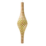 Nikau Pendant - Bamboo Exterior / Lime Interior