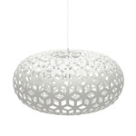 Snowflake Pendant - White / White Exterior / White Interior