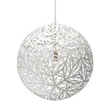 Sola Pendant - White Exterior / White Interior