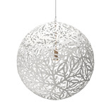 Sola Pendant - White Exterior / White Interior