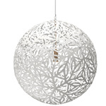 Sola Pendant - White Exterior / White Interior