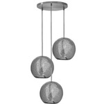 Aria Multi Light Pendant - Silver