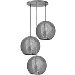 Aria Multi Light Pendant - Silver