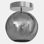 Najma Globe Ceiling Light - Silver