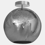 Najma Globe Ceiling Light - Silver