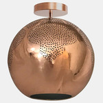 Najma Globe Ceiling Light - Copper
