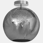 Najma Globe Ceiling Light - Silver