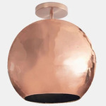 Mishal Semi Flush Ceiling Light - Copper