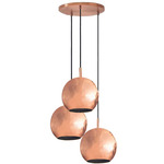 Mishal Multi Light Pendant - Copper