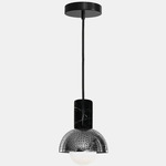 Maria Pendant - Black / Silver