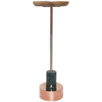 Ari Drink Table - Copper / Walnut