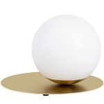 Arenales Table Lamp - Brushed Brass / Opal