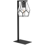 Mardyke Table Lamp - Matte Black / Clear