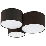 Pastore 2 Ceiling Light - Black / White