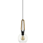 Roding Pendant - Black / Clear