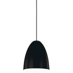 Sarabia Small Pendant - Matte Black / White