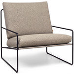 Desert Outdoor Armchair - Black / Dolce Dark Sand