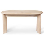 Bevel Bench - White Stained Oak