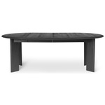 Bevel Extendable Dining Table - Black Oiled Oak