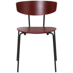 Herman Dining Chair - Black / Red Brown
