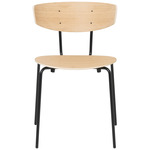 Herman Dining Chair - Black / White Oak