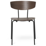 Herman Dining Chair - Black / Dark Stained Oak