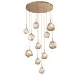 Gem Round Multi Light Pendant - Novel Brass / Bronze