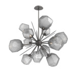 Gem Starburst Chandelier - Graphite / Smoke