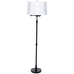 Killington Floor Lamp - Black / Off White