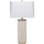 Reflection Table Lamp - Faux Horn Lacquer / White Linen