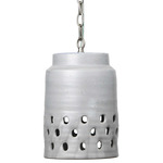 Perforated Pendant - Pewter / Grey