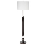 Ravel Floor Lamp - Oil Rubbed Bronze / White Linen