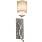 Adirondack B2841 Wall Sconce - Silver Leaf