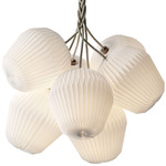 The Bouquet Seven-Light Chandelier - Light Oak / White