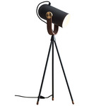 Carronade Table Lamp - Walnut / Black