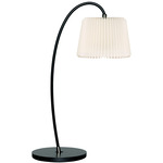 Snowdrop Table Lamp - Black / White