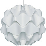 Model 175 Globe Pendant - White / White