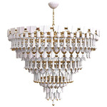 Seasons Chandelier - Brass / Sunrise