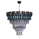 Seasons Chandelier - Nickel / Winter