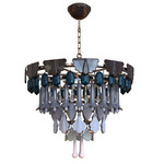 Seasons Chandelier - Nickel / Winter