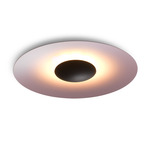 LED-Ginger Large Wall / Ceiling Light - Matte Black / Mauve / Mauve Exterior