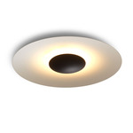 LED-Ginger Large Wall / Ceiling Light - Matte Black / Sand / Sand Interior