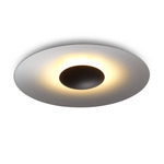 LED-Ginger Large Wall / Ceiling Light - Matte Black / Stone Grey / Stone Grey Interior